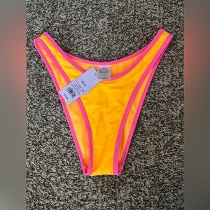 Wild Fable Orange and Pink Bikini Bottom